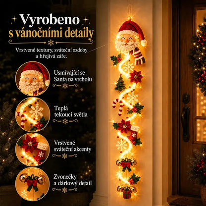 |⏳ Poslední den! Sleva 70 % – 🎄🎅 Svítící vánoční dekorace MerryCascade™ | 6 svátečních motivů ✨