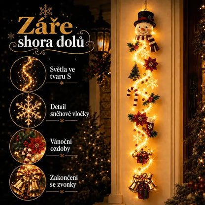 |⏳ Poslední den! Sleva 70 % – 🎄🎅 Svítící vánoční dekorace MerryCascade™ | 6 svátečních motivů ✨