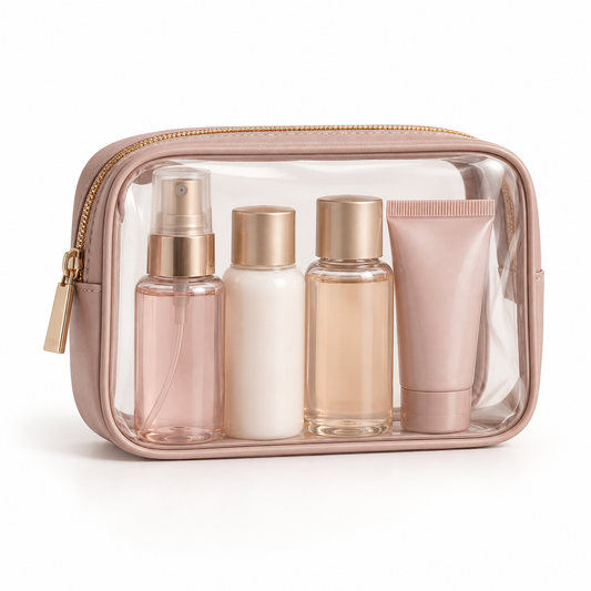 Qavrenio Travel Beauty Bottle Pouch