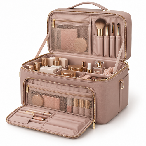 Qavrenio Foldable Vanity Travel Case