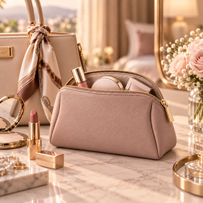 Qavrenio Compact Beauty Pouch