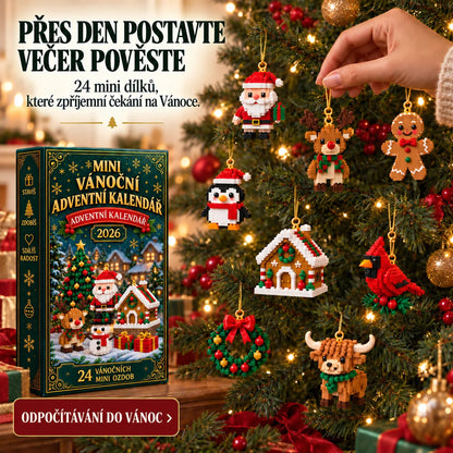 Adventi naptár mini karácsonyfadíszekkel – 32. kép